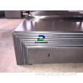 CNC steel telescopic cover for guide rail protection